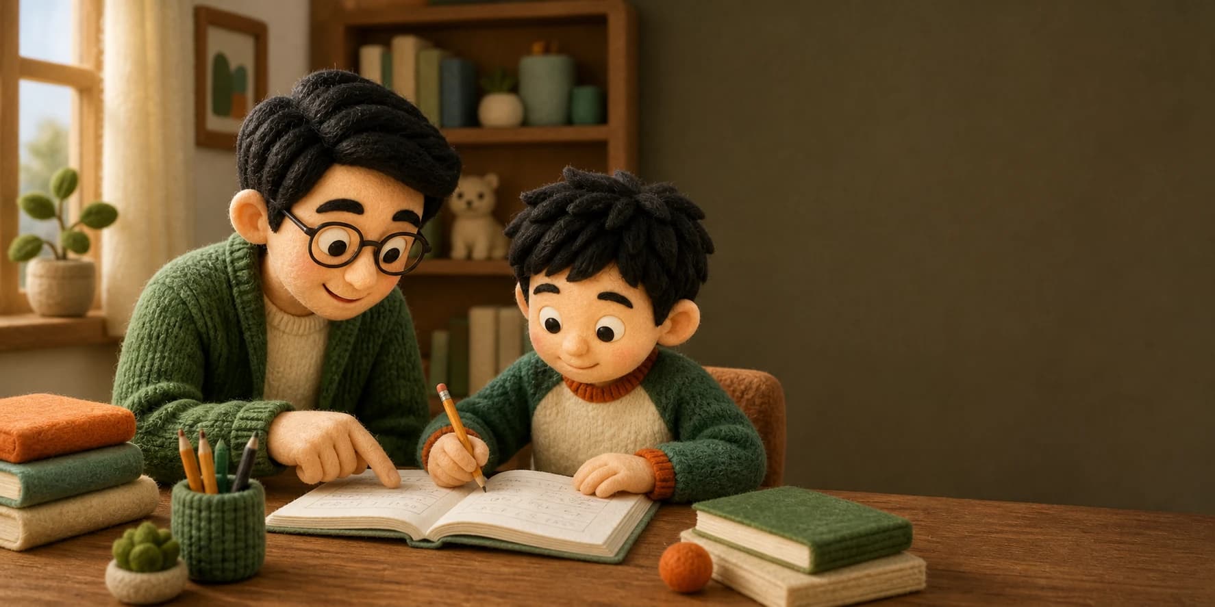 A Tutorly tutor and student learning together at a table