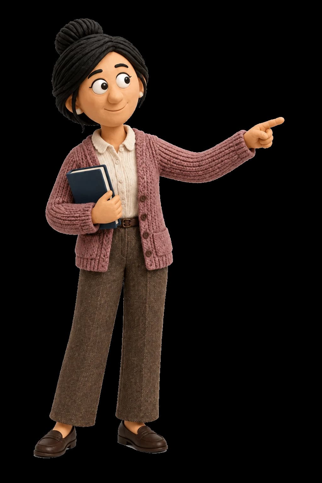 A Tutorly tutor pointing toward the reasons to choose Tutorly